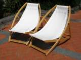 Cloudy Bay has some beautiful deck chairs which had been made out of the staves from oak barrels © P Curtis 2012  (img_5194)